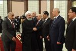 Le Premier ministre irakien reçoit officiellement la présidence. Rouhani 48 Iraqi PM officially receives President Rouhani 1