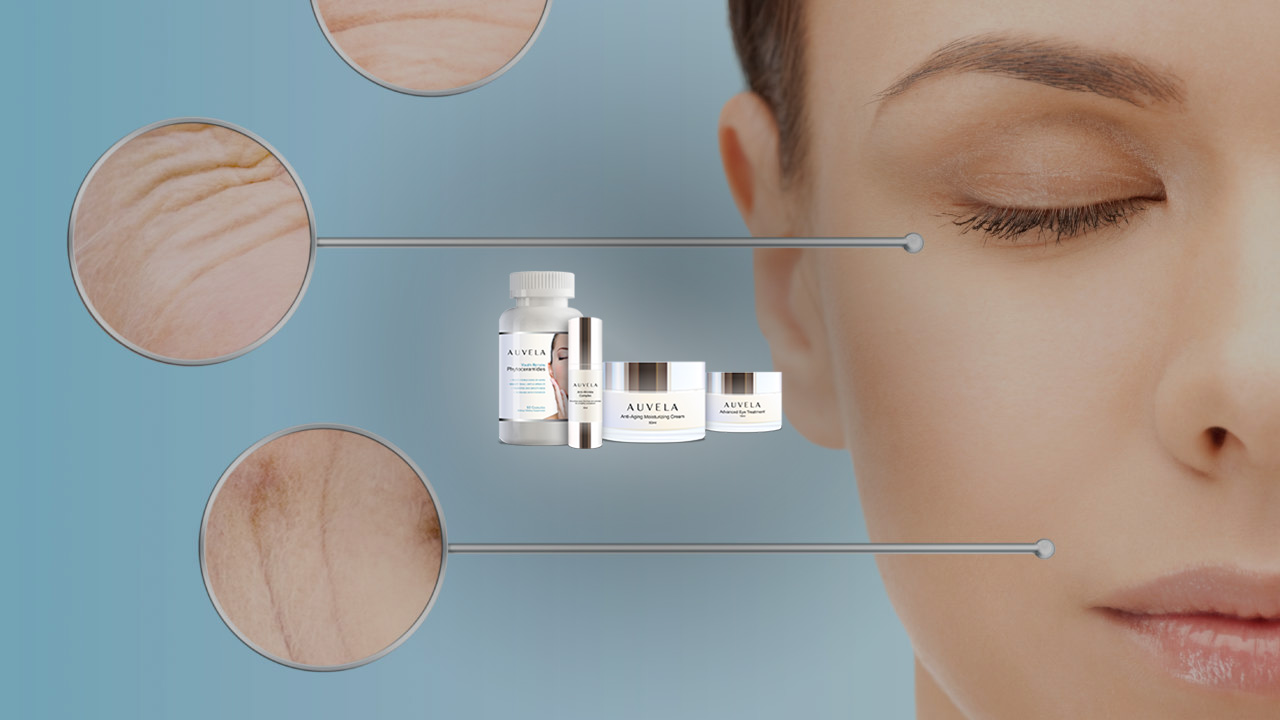 Auvela Crème - Obtenez les meilleurs effets anti-vieillissement au meilleur prix avec le régime de soins de la peau Auvela