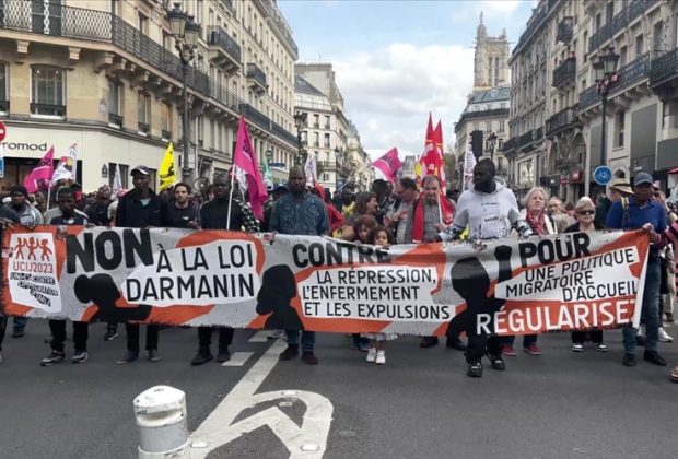 Manifestations Massives en France Contre le Projet de Loi Contesté sur l'Immigration 51 france news