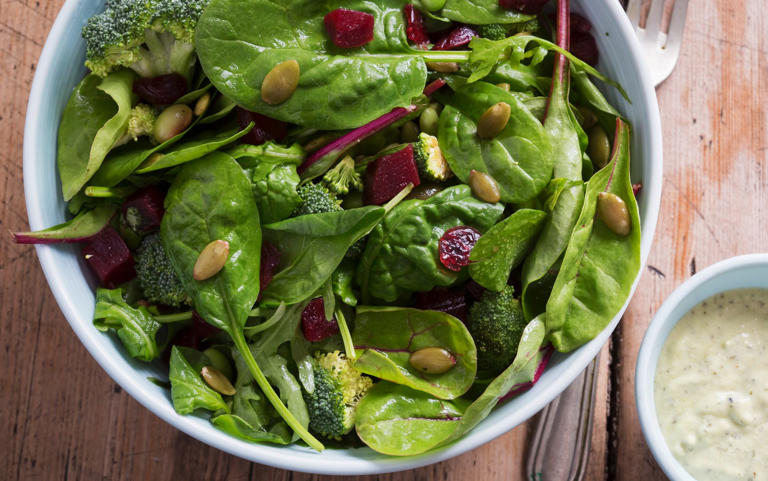 Leafy greens are a rich source of dietary nitrate, which improves your oral microbiome