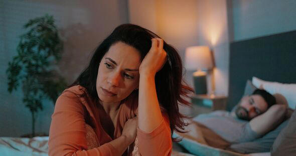 Upset woman