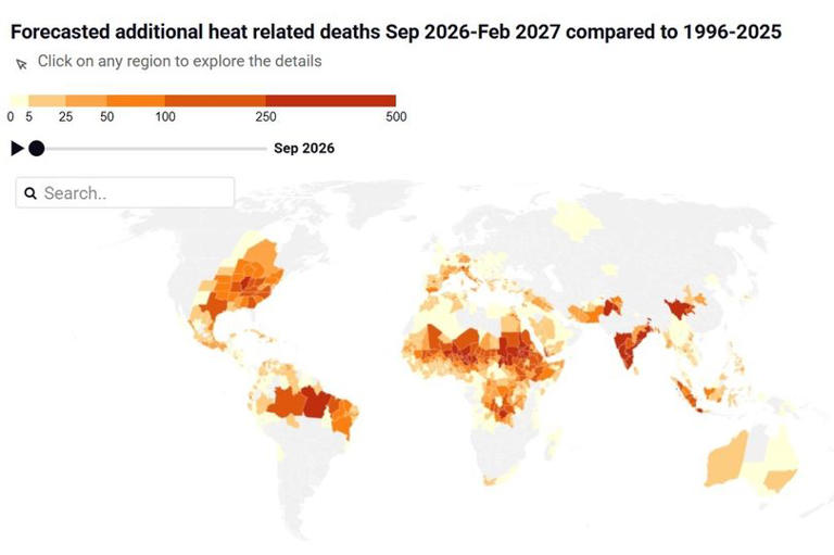 Deaths Projected from Super El Niño