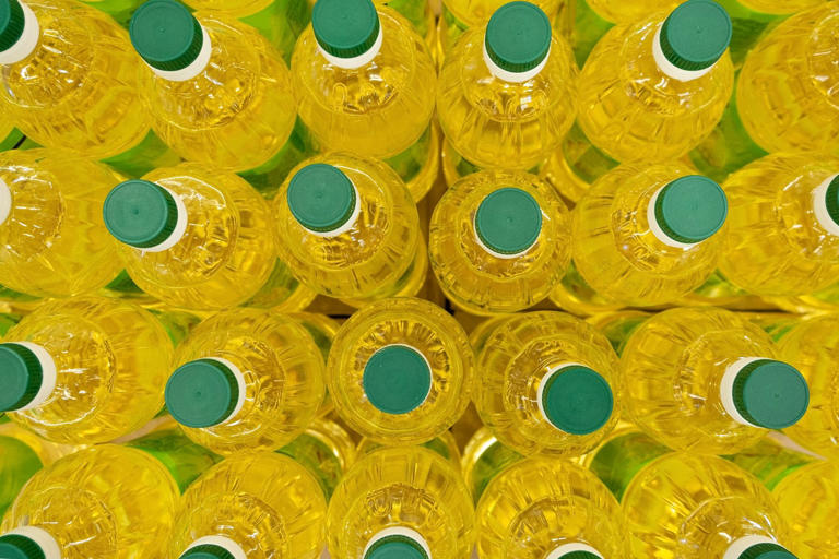 Vegetable oil sold in British supermarkets is often simply refined rapeseed oil