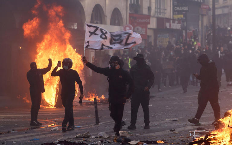 A student protest about poor school conditons morphed into riots and looting over the weekend